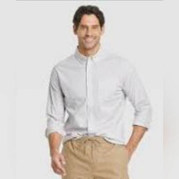 Man, Slim Fit Leeve Button Down - Picture 2 of 4